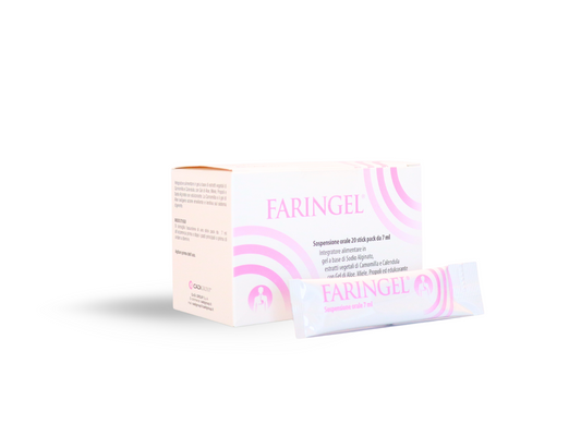 Faringel - cseresznye ízű gél - 20 tasak