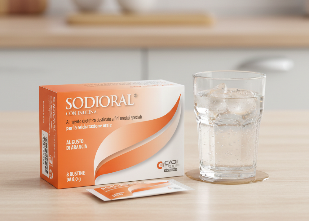 Sodioral ORS por vízben oldva – rehidráló ital kiszáradás ellen