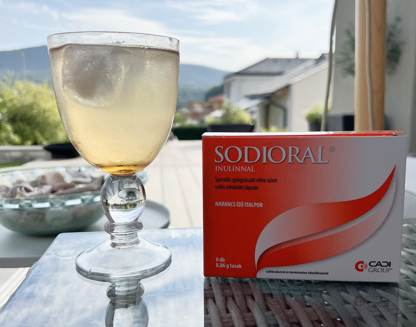 Sodioral - ORS - rehidráló italpor enyhe narancs ízben - 8 tasak