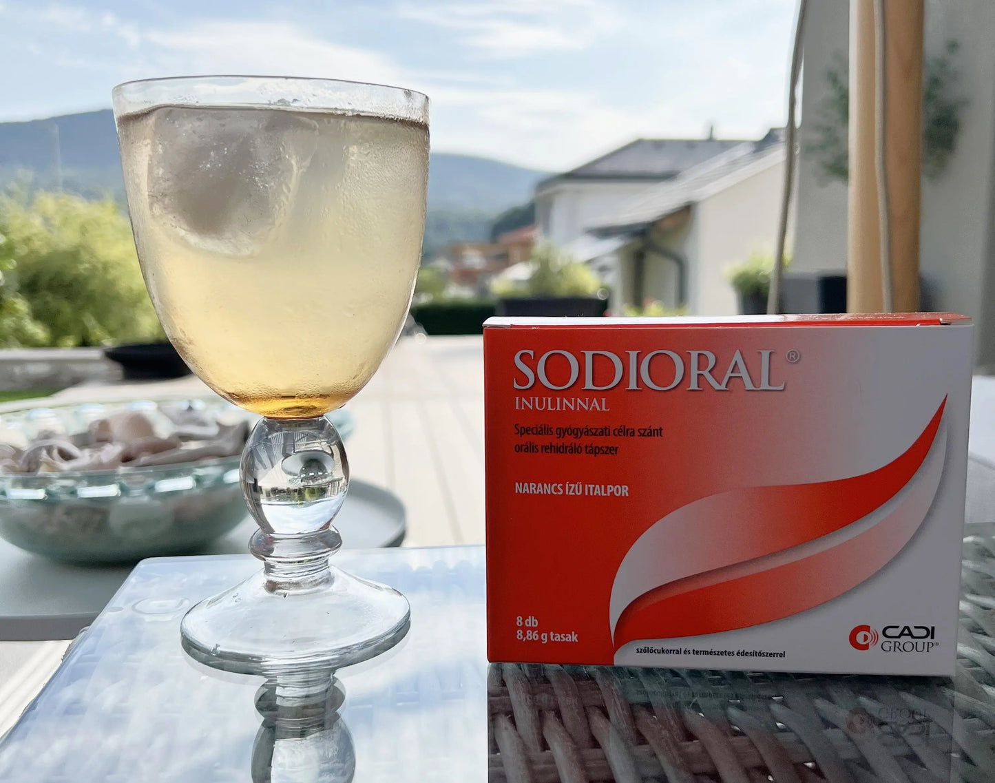 Sodioral - ORS - rehidráló italpor enyhe narancs ízben - 8 tasak Viva Pharma Shop
