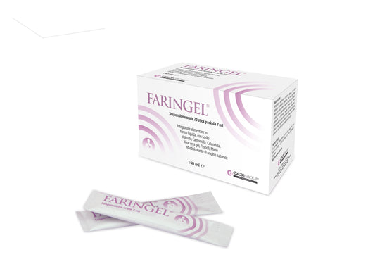 Faringel Plus - cseresznye ízű gél - 20 tasak