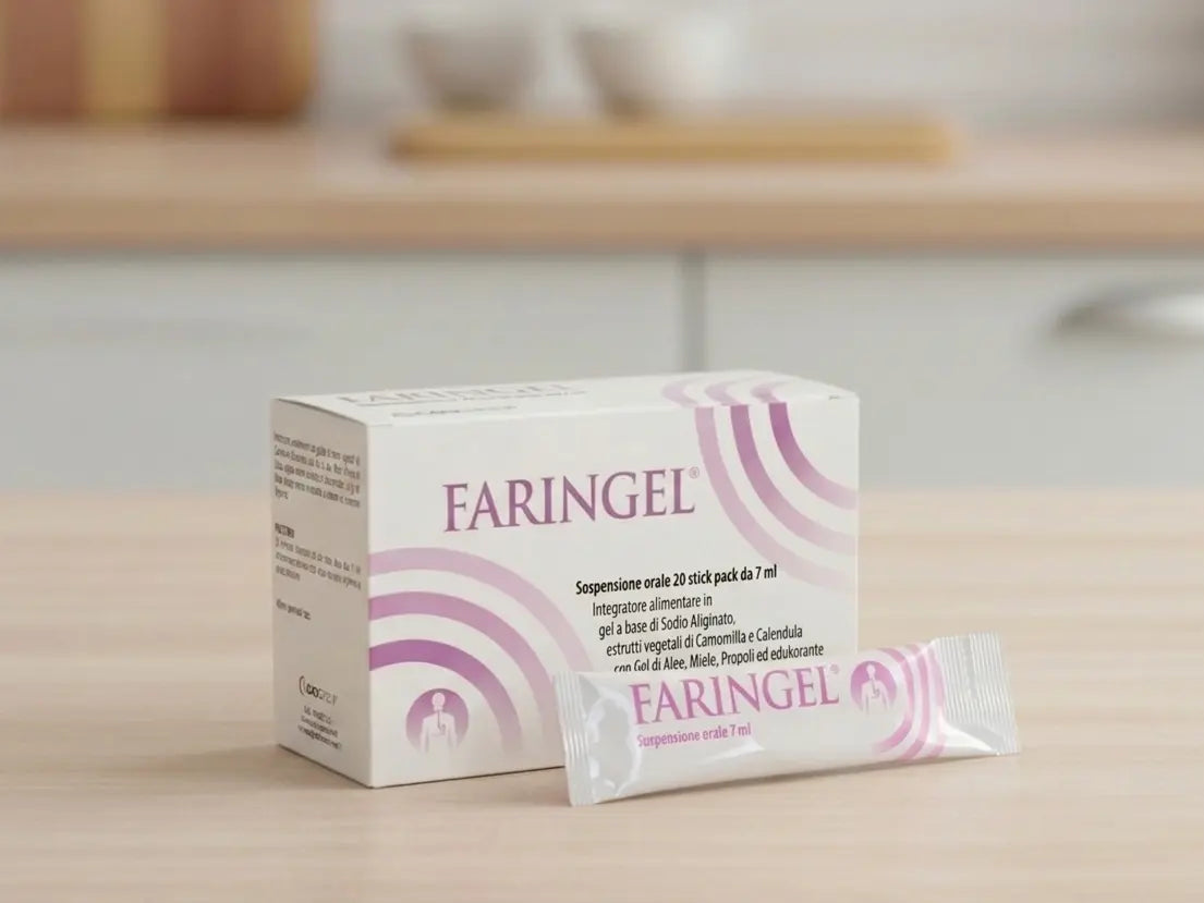 Faringel -  cseresznye ízű gél - 20 tasak Viva Pharma Shop