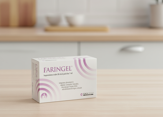 Faringel Plus -  cseresznye ízű gél - 20 tasak