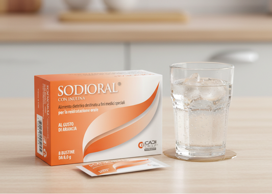 Sodioral ORS por vízben oldva – rehidráló ital kiszáradás ellen