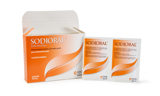 Sodioral - ORS - rehidráló italpor enyhe narancs ízben -  8 tasak